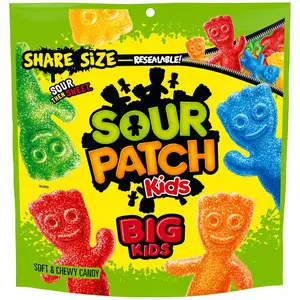 Sour Patch Kids, Big Kids Soft and Chewy Gummy Candy, Share Size, 12 Ounce