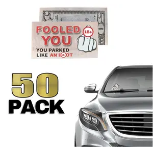 Parking Prank Cards – 50Pack Funny Bad Parking Warning Cards