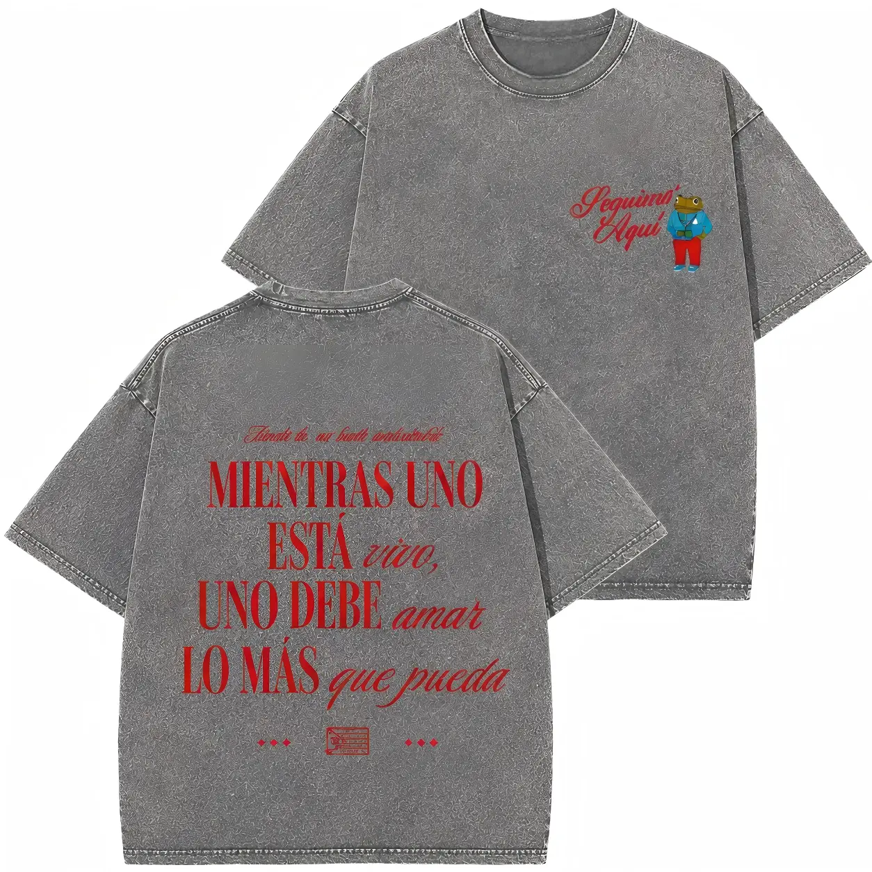 Men's Seguimo Aqui Sapo Concho Graphic T-Shirt - Short-Sleeve, Casual, Cotton, Cultural, Reggaeton Perreo Baby, Puerto Rican, DTMF Inspired, Debi Tirar Mas Fotos Gift For Fans Streetwear Outfits Men Vacation Outfits girl dad  tshirt men