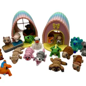 Little Animal Play Set with Accessories and Animal Figurines Little Animal Play Set with Accessories and Animal Figurines