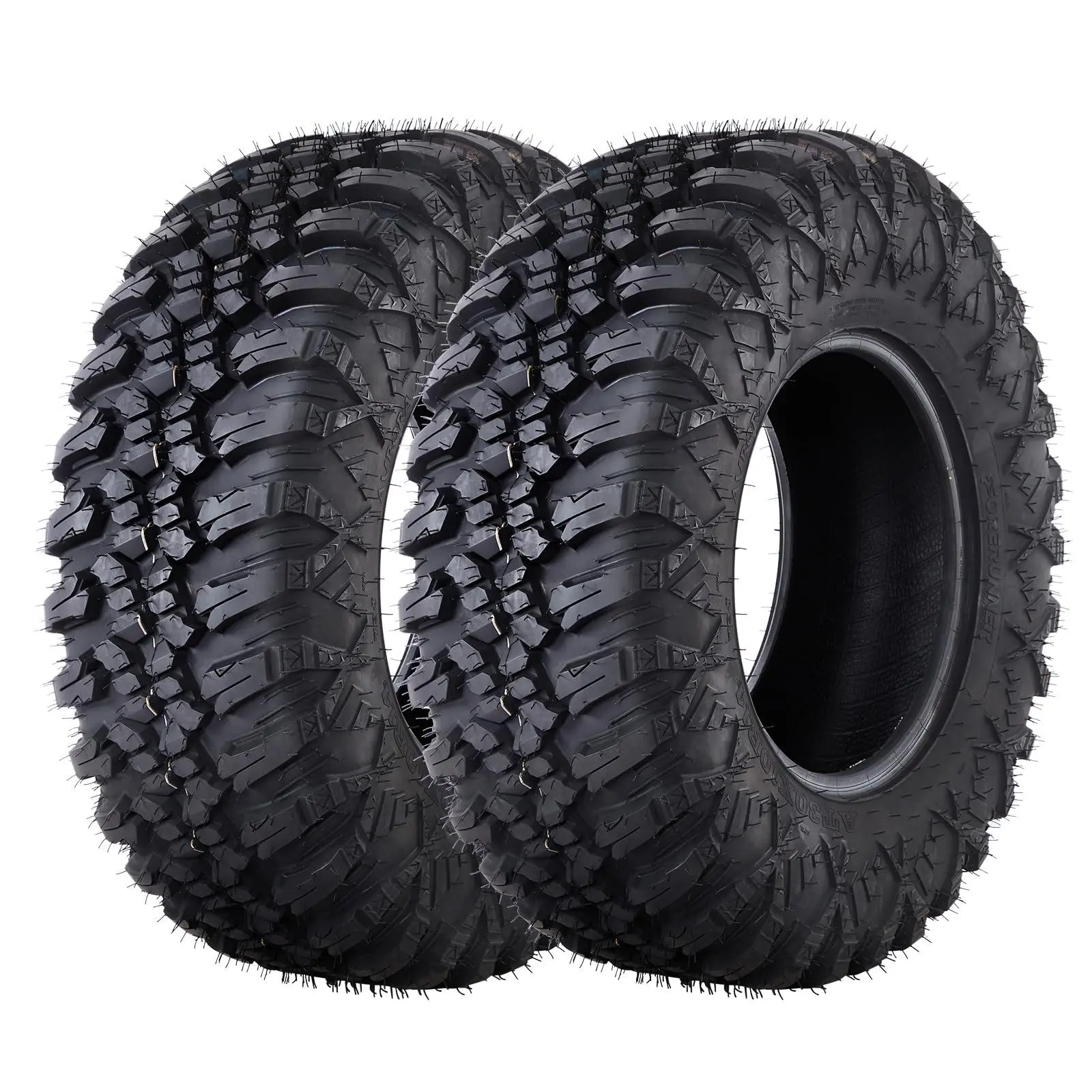 GARVEE 30x10x14 UTV Tires, 8 Ply Quad or Side By Side ATV Tire, Ridged Power Treads, Plow Through Mud and Sand, Ride Over Hard Surfaces - 30 in UTV Tires