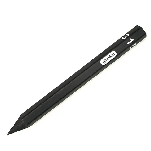 Gladden Pencil Dice - Unisex Dual-Use Matte Black Aesthetic Pencils, Sleek Minimalist Wood-Body Office Accessories, Creative Stationery with Great Visibility, Digitally Printed Numerals Compatibility for Paper App Users, Better Uniformity