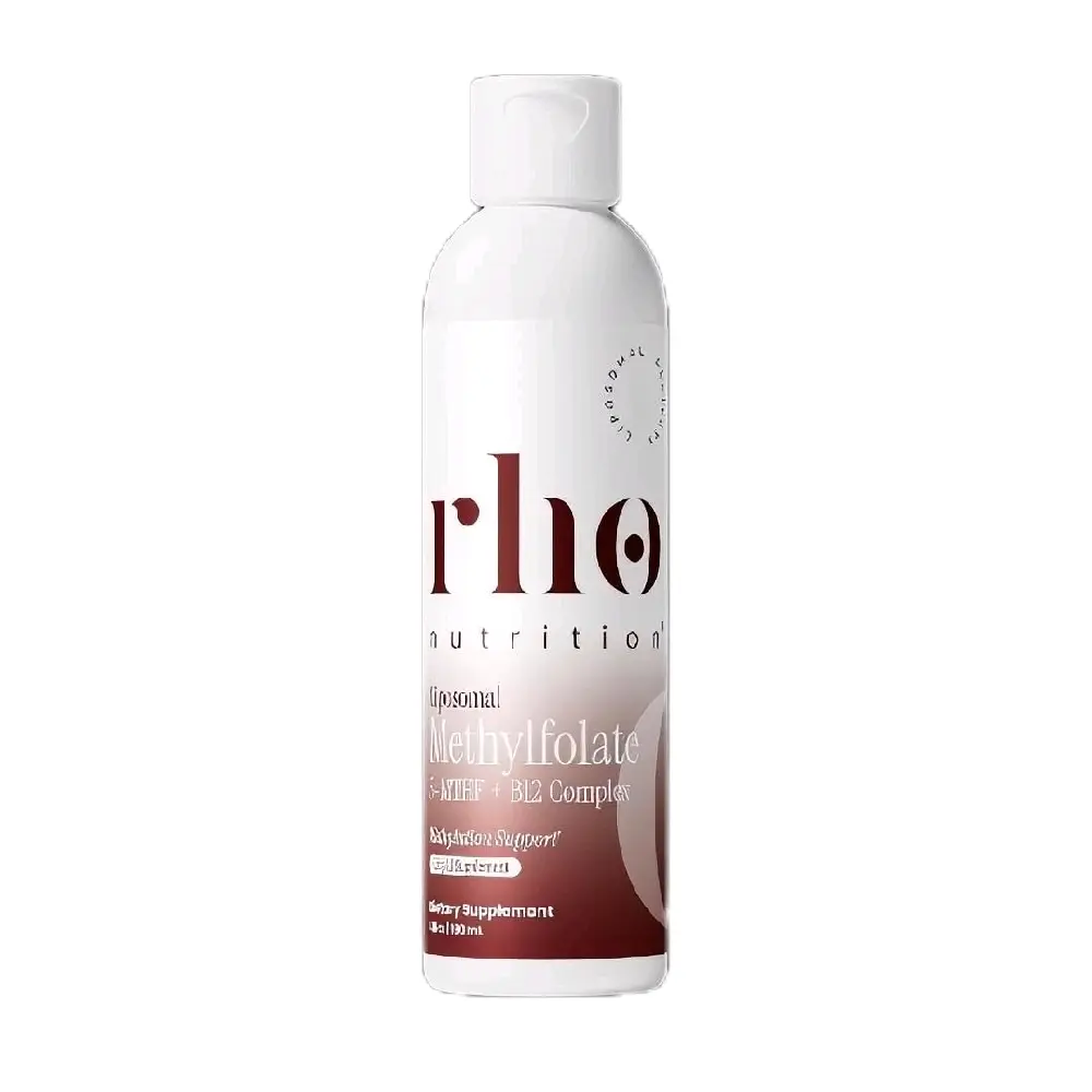 Rho Nutrition Liposomal Methylfolate 5-MTHF + B12 Complex for Methylation Support 120 Capsules