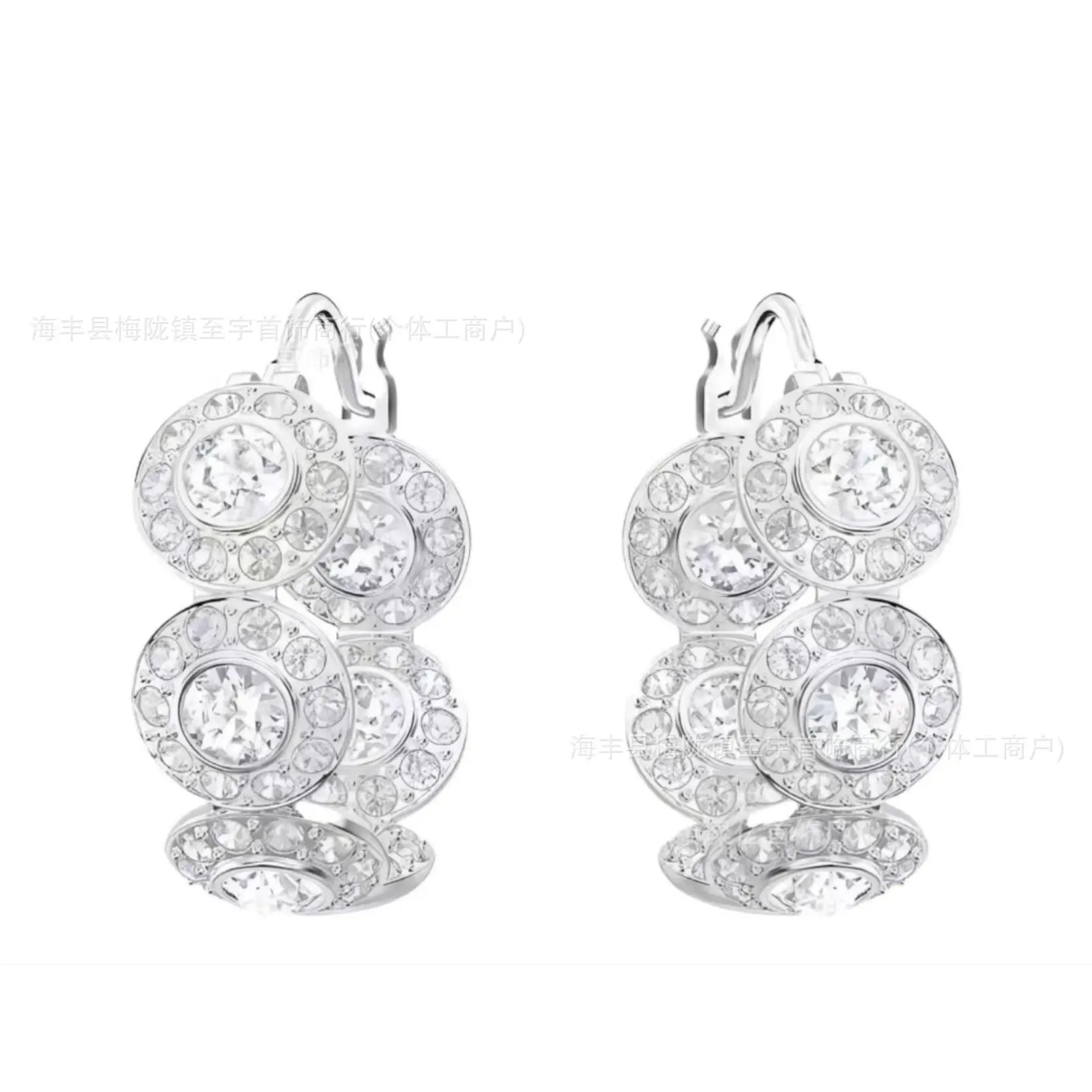 Platinum Roman Earrings