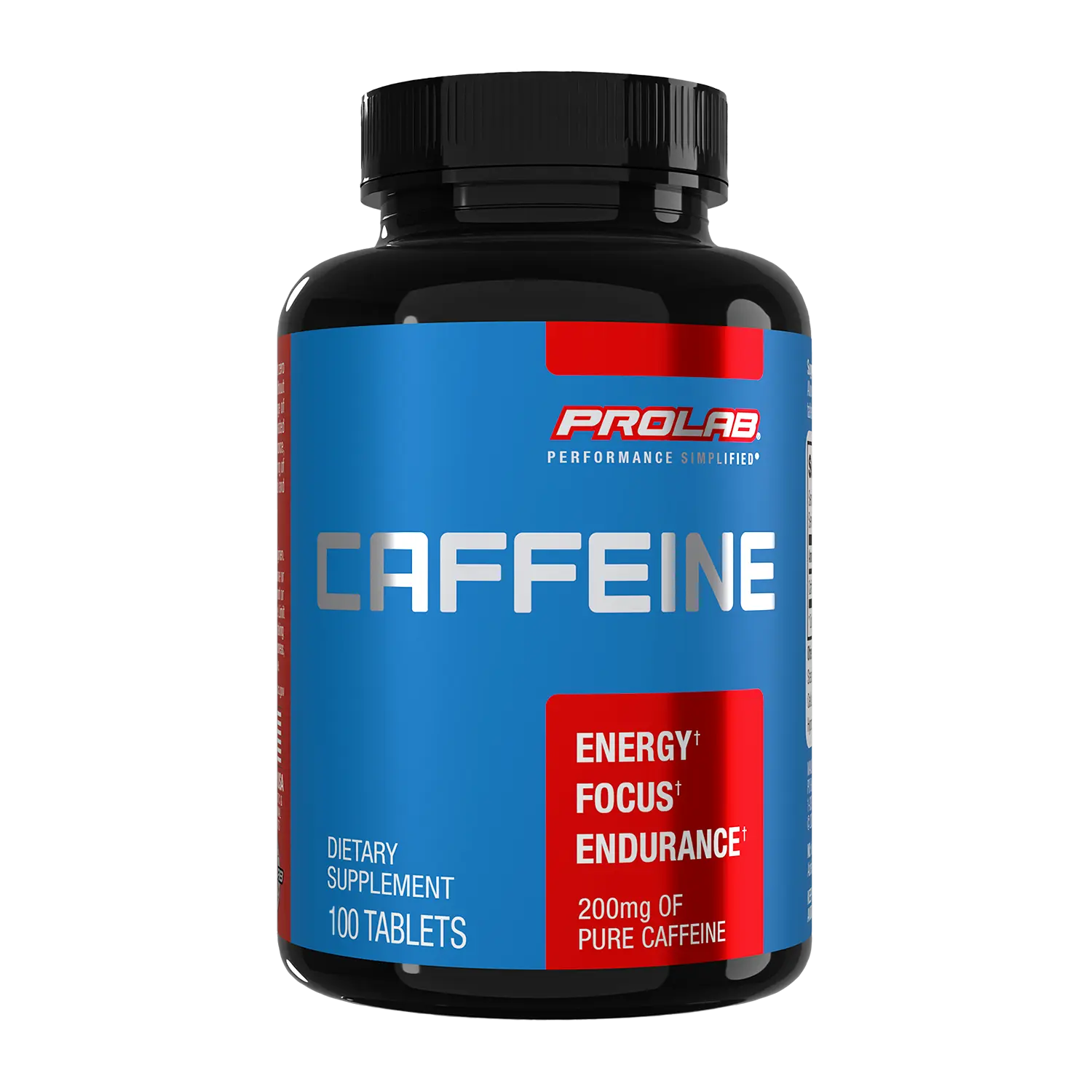 Prolab Nutrition Caffeine Tablets - 100 Tablets (Energy, Focus, Endurance)