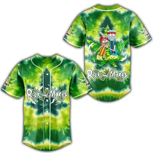 Rick and Morty Galactic Adventure Baseball Jersey