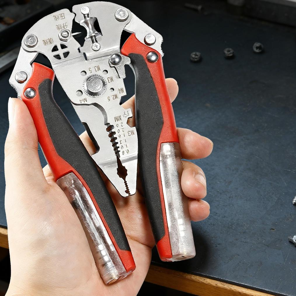 18-in-1 Electrician Tool Pliers, Wire Stripping, Cutting and Pulling, Foldable Design with Detachable Components, Built-in Voltage Test and Flat/Philips Screwdrivers, Extended Grip for Comfortable DIY and Household Repairs