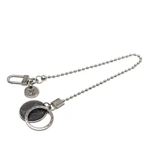 Pre-owned Louis Vuitton Canvas Small Leather Goods Monogram Eclipse Porte Cles Chaine Monogram ID Wallet Chain