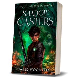 Shadow Casters Book 1: Journey to Torcia by Jared Woodcox - SIGNED Paperback Edition, Brand New Condition, Unique Addition to Collections