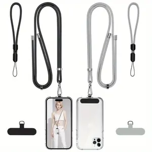 4pcs Couple's Fashion Simple Style Mobile Phone Lanyard, Colorful Crossbody Wrist Strap, Anti-Lost Durable Wristband, Perfect Valentine's Day Gift