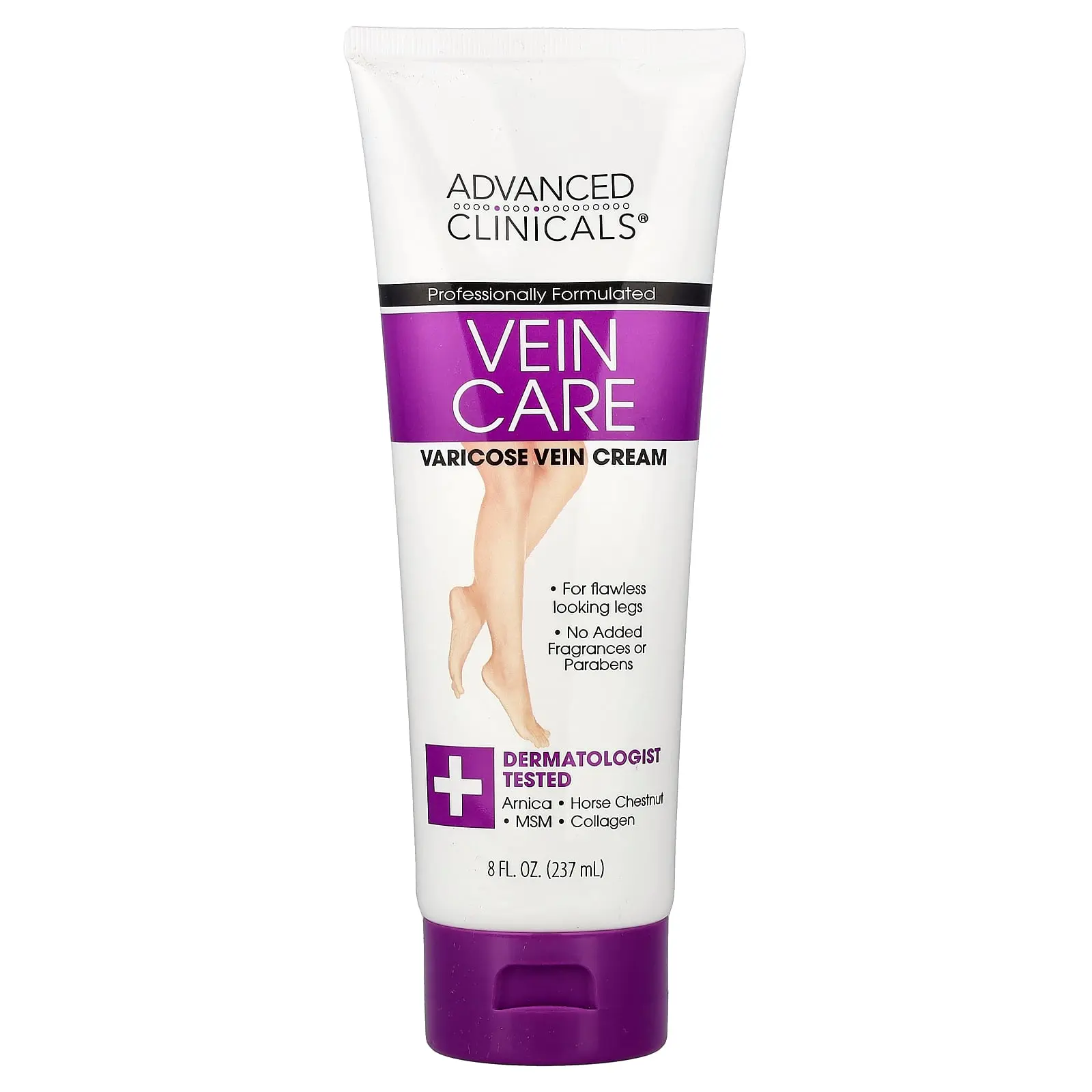 Advanced Clinicals Vein Care, Varicose Vein Cream, 8 fl oz (237 ml)