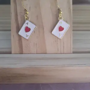 Poker Card Earrings- CLEARANCE- Discontinued item