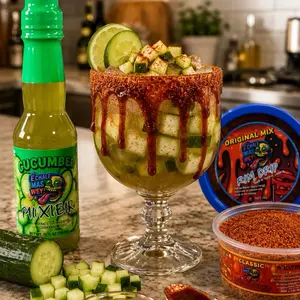 Cucumber Fruit Explosion Kit | Rim Powder + Rim Drip + Cucumber Mixer