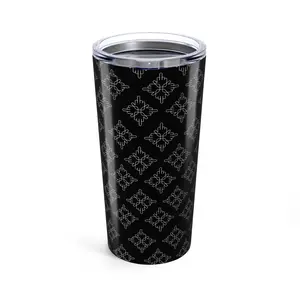 Insulated Tumbler, Middle Finger Design, Black White Funny Cup, Subtle Rude Gift, Sarcastic Sassy Drinkware, Snarky Novelty Mug, Custom Flasks Stainless Stylish Bottled