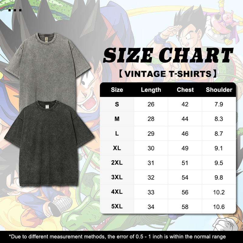 Anime Games 90s Graphic Tees Men's T Shirts Graphic Tee T Shirts Funny Graphic Tee Good Graphic Washed Tees Men's Graphic Tees Streetwear Outfits Men Vacation Outfits Oversized Tshirt Men