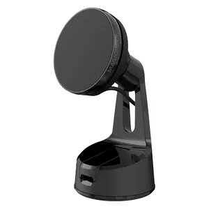 Scosche MagicMount Charge Elite Qi Window/Dash MagSafe Compatible Qi Wireless Charging Phone Mount for Window/Dash Adjustable Swivel Head 20W USB-C Car Adapter Included