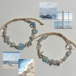 [NEW] Summertime Handmade Bracelets – Beach Style Fabric String Jewelry