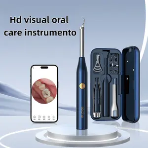 Oral Inspection Camera - Tonsil Stone Check & Oral Care Toolwith Light, WiFi for iOS/Android, 5 Tips, Rechargeable HomeCare Kit