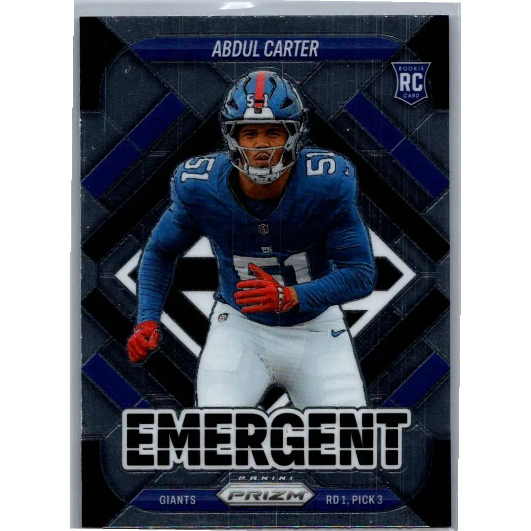 2025 Panini Prizm #7 Abdul Carter Emergent