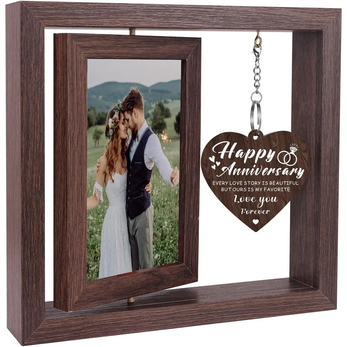 Happy Anniversary Picture Frame Gifts for Men Women, Anniversary ...