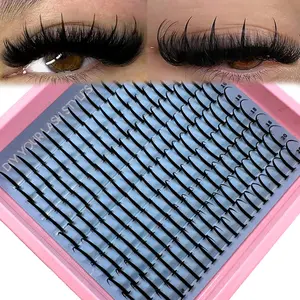 Spiky Eyelash Clusters, 240pcs/200pcs Individual Lashes Extensions, Volume Style 10-20mm Mixed Lengths, Reusable Natural Separated Lashes, DIY Eyelash Clusters