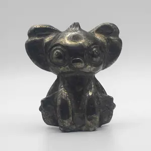 Pyrite Stitch Crystal Carving – Prosperity, Confidence & Motivated Energy