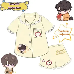New Love and Deepspace Caleb Zayne Sylus Xavier Rafayel Creative secondary yuan game surrounding home wear cute cartoon pajamas