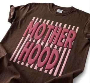 Mama Shirt, Striped Motherhood Graphic Tee, Trendy Mom Apparel
