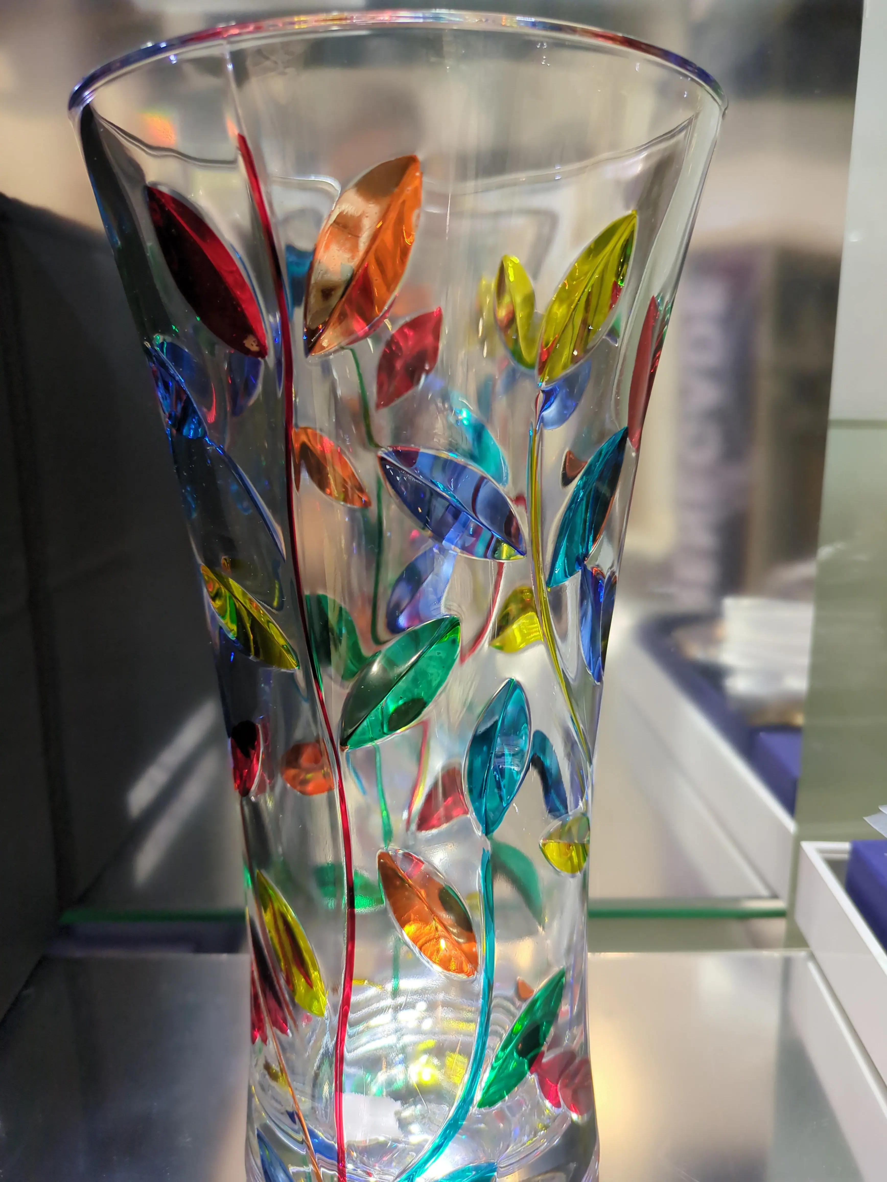 TOL Murano vase VA28- 12" Tall