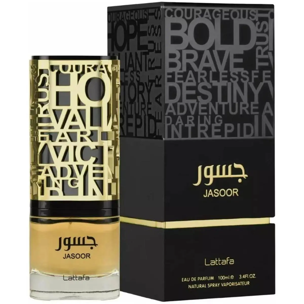 Men's Jasoor by Lattafa EDP Perfume Fragrance, 3.3-3.4 oz, New in Box, Single Item, Edp Cologne Spray, Cardamom