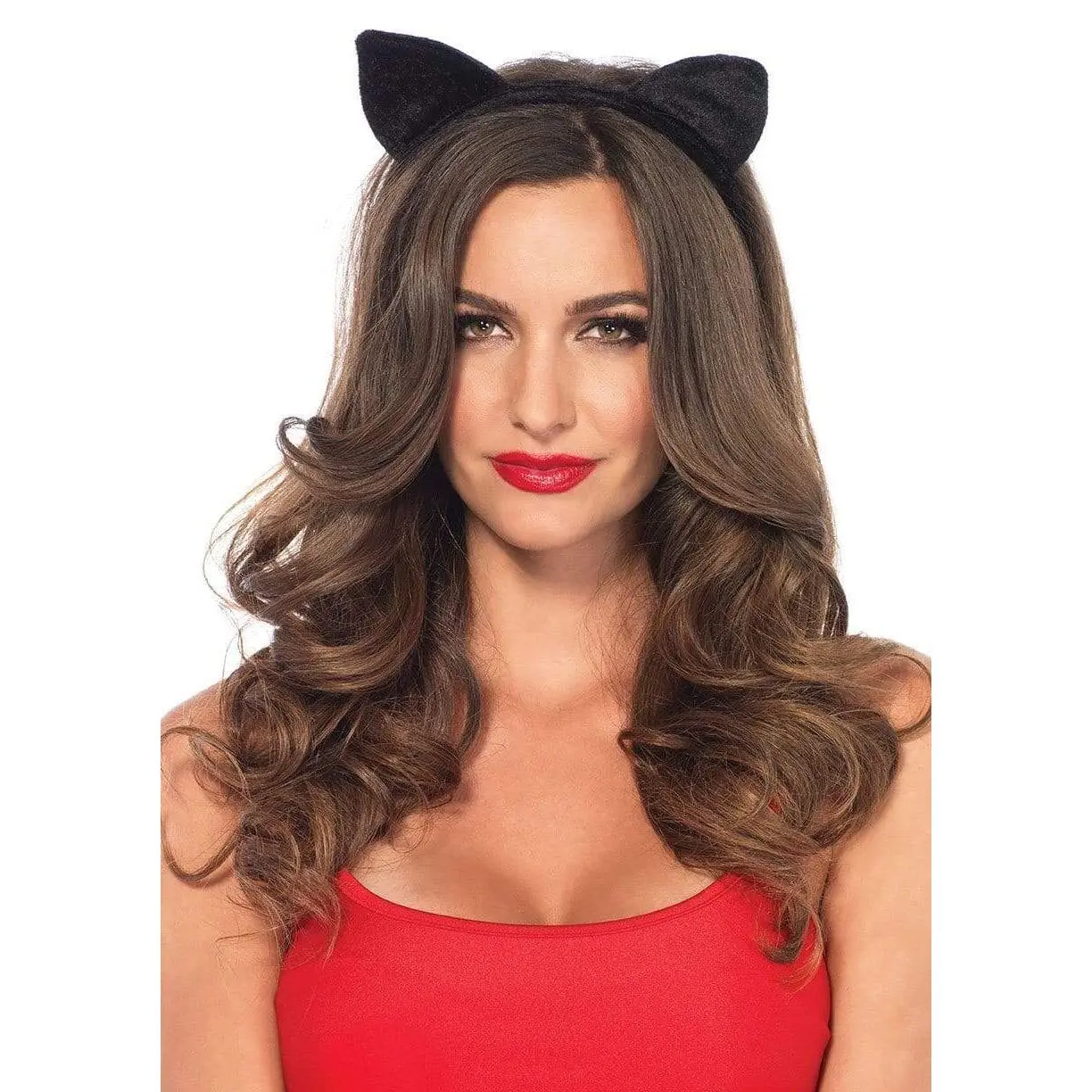 Velvet Black Cat Ears Costume Headband, Fashion, Female, Cute Kawaii Headbands, Women's Fashion, Funky