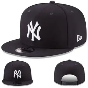 New Era NY Yankees Black Snapback Cap – Premium New York Yankees Hat, Streetwear Baseball Cap, Gorras Para Hombres