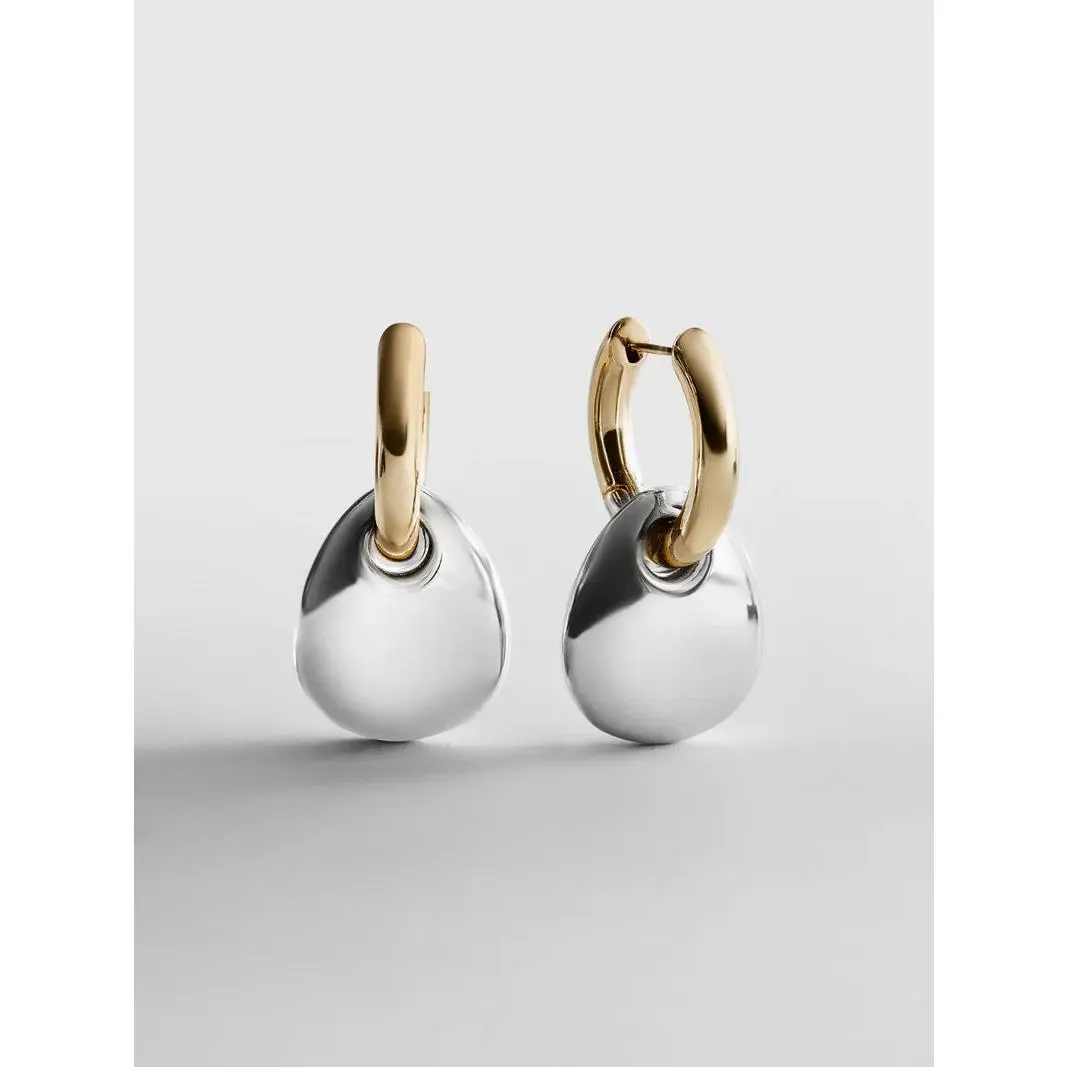 MILA DROP EARRINGS MIXED METAL