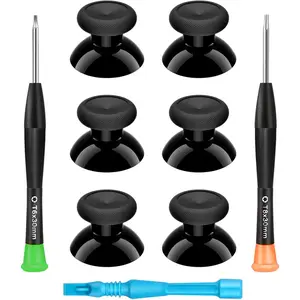 One Controller Joystick Replacement - 6 count  Thumbsticks Analog Thumb Sticks Parts - True Rubberized with T8 T6 Repair  Kit for  One Controller