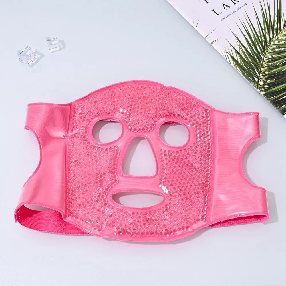 Cooling Face Mask, Gel Beads Cold Eye Mask for Women, Chill Eye Mask, Stretchable Eye Mask, Sleeping Masks, Sleep Spa for Stress Relief and Skincare, Headache Relief Solution, Portable Eye Mask, EyeMasks