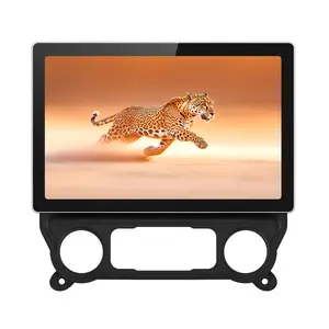 Car Stereo for Chevy Silverado GMC Sierra 2014-2018 touch screen has Android Auto Wireless Carplay, Bluetooth WIFI supports GPS Navigation（With Bose system, you need to purchase an additional fiber optic box! ! !）