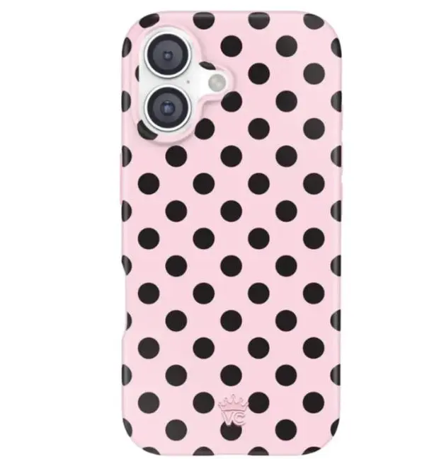 Velvet Caviar Princess Pink Polka Dot iPhone Case - Cute & Trendy Phone Case, Shockproof & Stylish Design