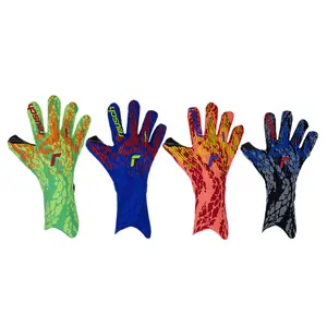 New football goalkeeper gloves, non-slip and wear-resistant, full latex, thickened goalkeeper gloves for adults, children, men and women soccer accessories how to kick a soccer ball