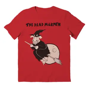 Collection The Dead Milkmen Red Shirt, Witch Halloween Tee, Gift For Fan Sweatshirt Cotton Men Casual