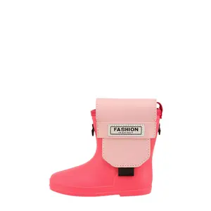 Leather Rain Boot Cross Body Bag