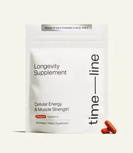 timeline Mitopure Softgels Improve your cellular health by taking Mitopure in its simplest form with two vegan softgels daily for the recommended dose of Urolithin A (500mg of Mitopure). Each sachet contains 60 softgels, which will last you a month.