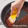 3-Count Heat Resistant Silicone Scraper Utensils (15x6cm) - Durable, Scratch-Safe, Easy-Grip Non-Stick Kitchen Tools for Baking, Mixing Utensils, Versatile Use for Kitchen Tasks on Pans, Bowls
