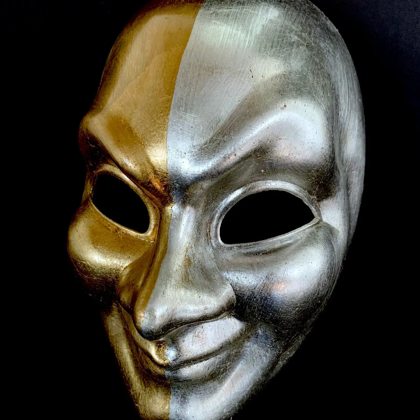 Joker Mask - Silver/Gold
