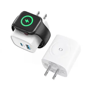 for Apple Watch Charger with 20W Fast Charging Block, 3 in 1 PD USB C Wall Charger Block for iWatch Series Ultra/9/8/7/6, Charger for iPhone 17/17 Pro/16/16 Pro/iPhone 15 Series