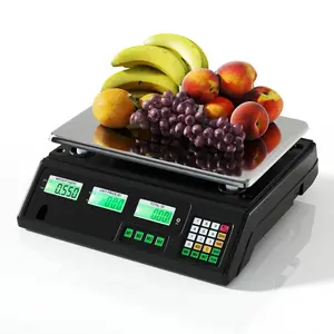 COSTWAY - 88lb Price Computing Scale Digital Commercial Food Scale with Counting Function