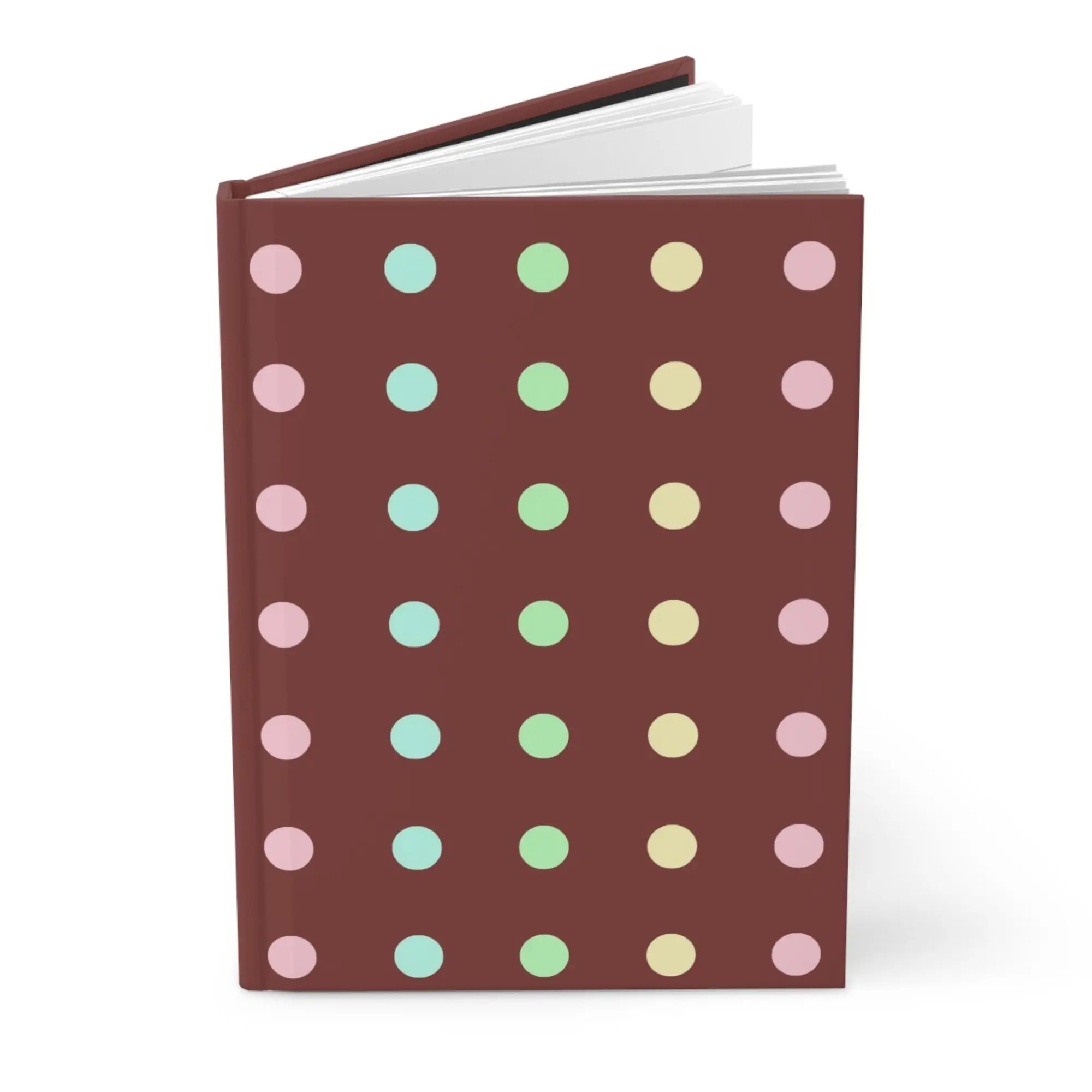Cosmic Brownie Polka Dot Hardcover Journal
