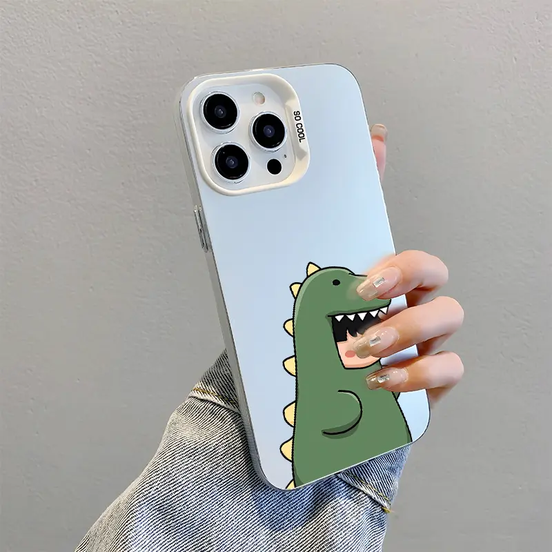 Dino Costume Kid, High-Quality Phone Cases for iPhone 11/12/13/14/15/16 Pro Max Plus /X/XR/XS/XSMAX, Protective,Casing,Shockproof