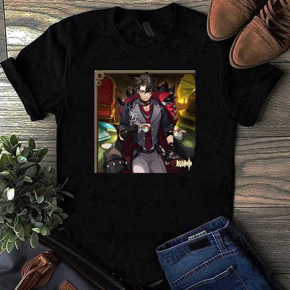 Genshin Impact - Wriothesley Official Birthday Artwork 2023 T-Shirt