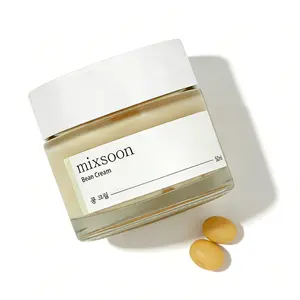 Mixsoon Bean Cream Moisturizer 50ml, Korean Glass Skin Care, Pore & Sebum Control, Non-Sticky Lightweight Texture, Intensive Moisture, Oil Balance for All Skin Types
