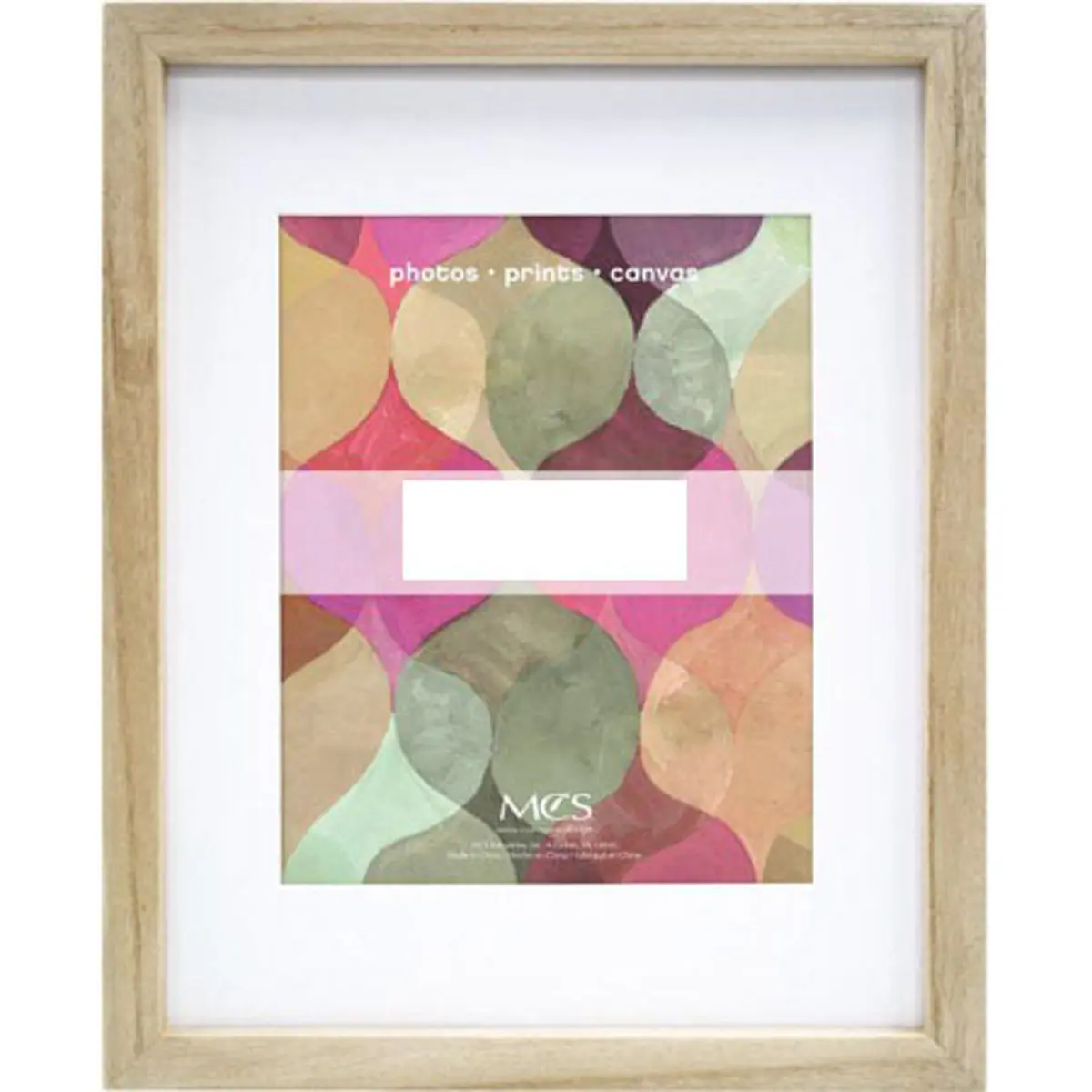 MCS 24x36" Art Shadow Box Series Wood Picture Frame, Natural